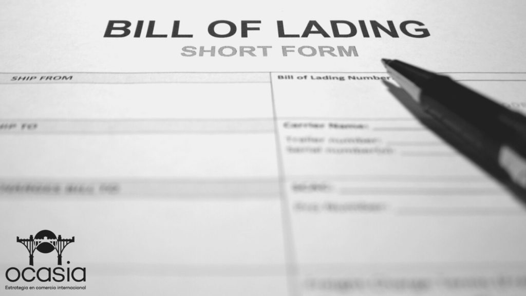 Bill of lading 